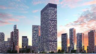 A group of tall buildings

AI-generated content may be incorrect.