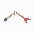 A broken arrows with two ends AI-generated content may be incorrect.